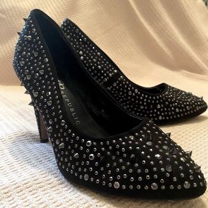 Glam Goth Rock & Republic Spiked Studded Heels